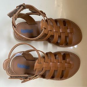 Fabkids sandals,size US12
